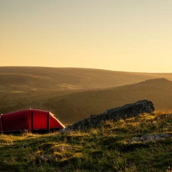 Wild camping on Dartmoor National Park