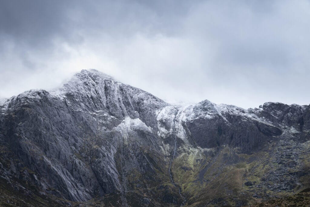 Gylders mountain range in Eryri national park