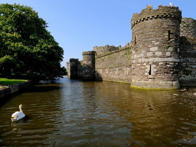 Beaumaris Castle in North Wales