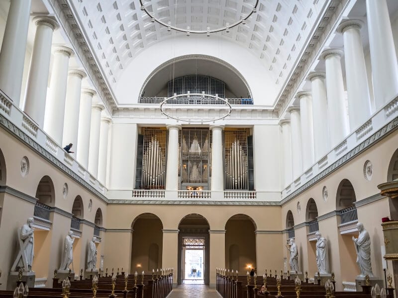 inside Copenhagen Cathedral