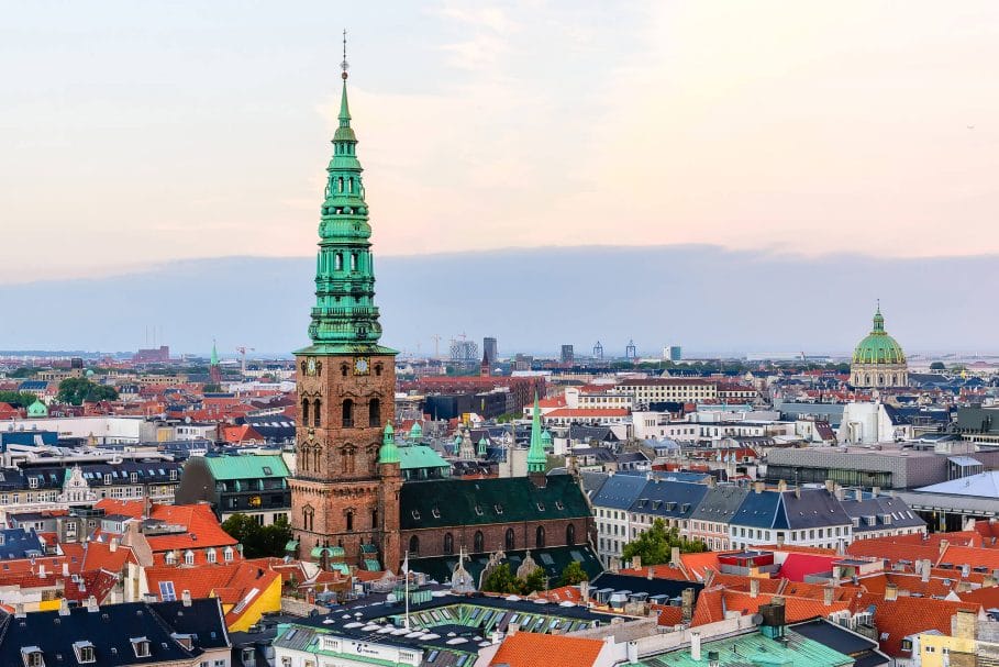 Copenhagen City Skyline